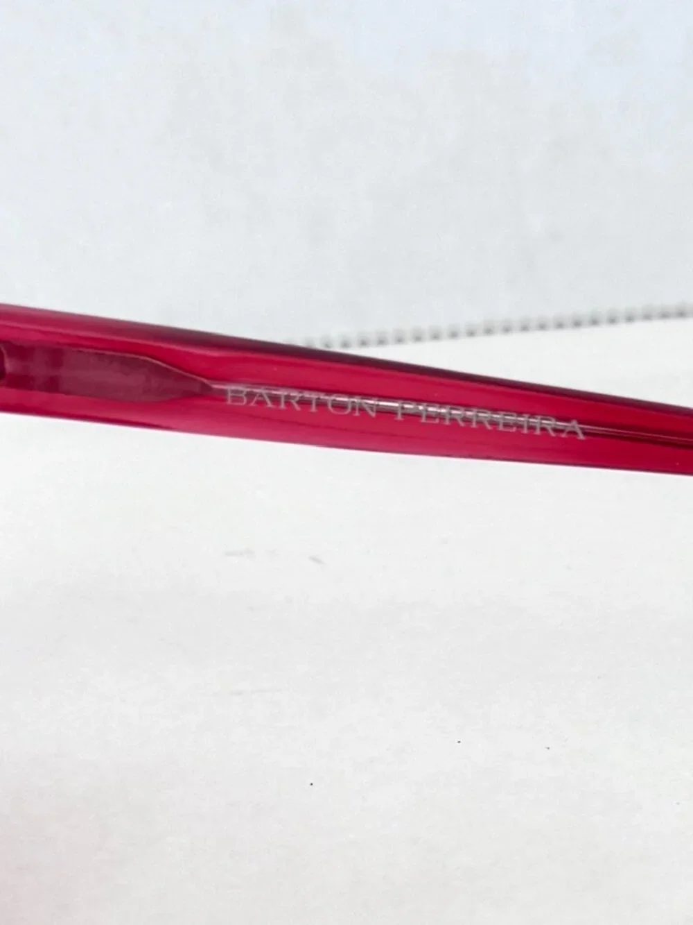 Barton Perreira Rose Pink Temptress Sunglasses with Gray Grey Gradient Lenses